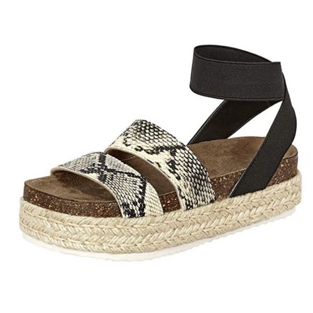 Jessica Carlyle Snakeskin Chelsea Sandal